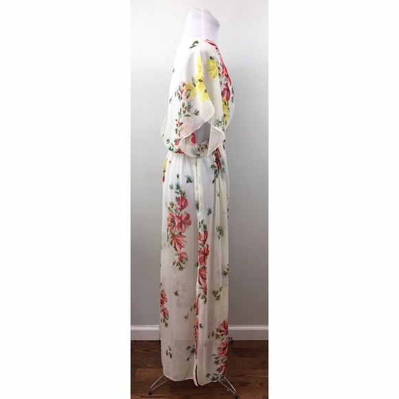Zara Trafaluc Collection Sz S White floral duster - Picture 5 of 8